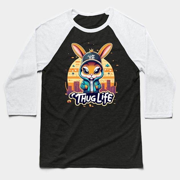 Thug Life Baseball T-Shirt by Jason's Finery